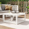 Wei?er Gartentisch mit Rattan Optik aus Kunststoff Variante 783