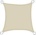 Hochwertige Sonnenschutz 3 6x3 6m Quadrat in verschiedenen Groessen und Farben PES Polyester Reissfest UV Schutz Creme Variante 142