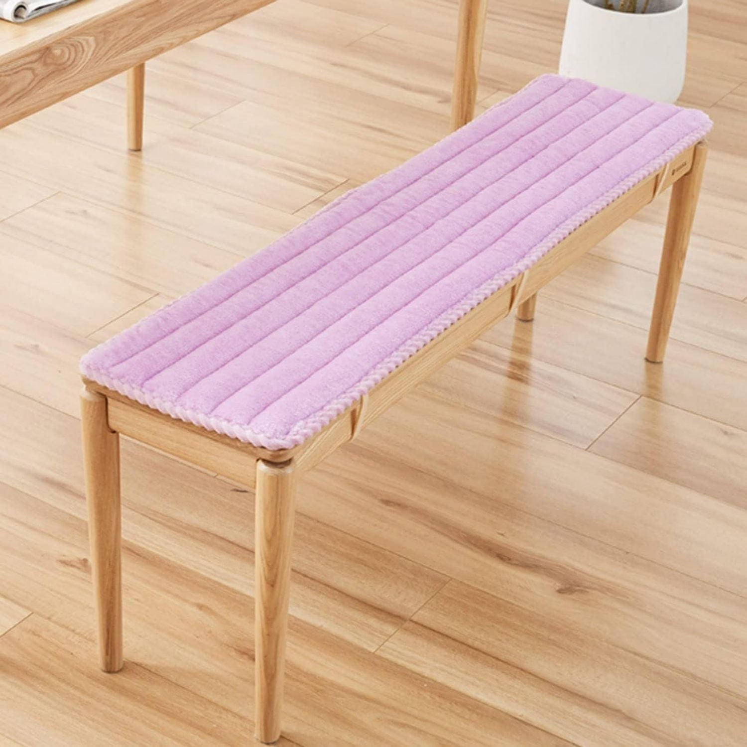 Hochwertige Pluesch Gartenbankkissen geeignet f¨¹r 2 3 Sitzer Bank 30 x 180 cm lang Sitzpolster f¨¹r Terrasse Esszimmer Schaukel Kueche warmes und gemuetliches Gartenmoebel Zubehoer Variante 46
